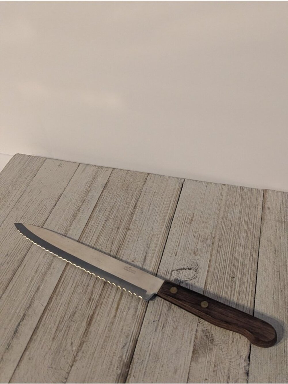 Robinson Knife Co 8” Blade Carving Slicing Bread Knife Serrated 12 5/8" Long